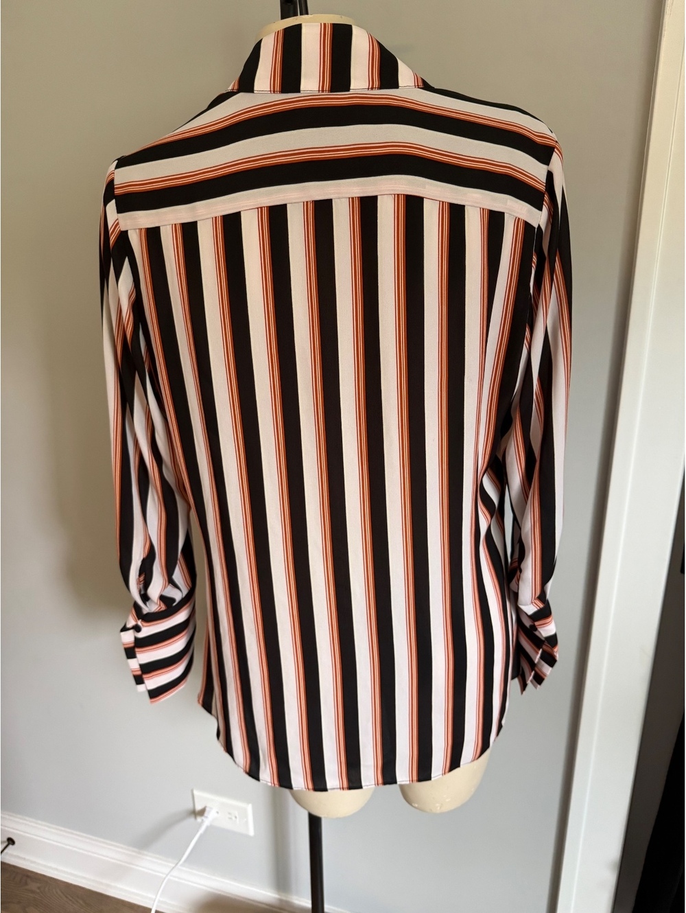 Chelsea28 Women's Striped Wrap Blouse XL - Picture 8 of 8
